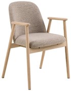 Béžová jedálenská stolička Leo – Actona