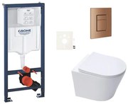 Závesný wc set do ľahkých stien / predstenová montáž Swiss Aqua Technologies Infinitio SIKOGRSIN10SCDL0