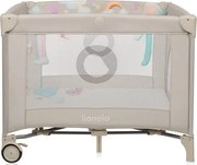 Lionelo - Hracia ohrádka MILLE PLUS sivá/bežová