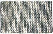 Kúpeľňový koberček Mosaic 50x80 cm, sivá