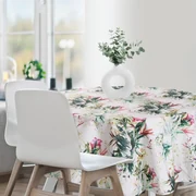 Dekorstudio Vodeodolný okrúhly obrus GARDEN 31E - biely 150 cm