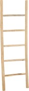 Stojan rebrík z prírodného dreva teak – 52*4*158 cm