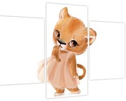 Obraz - Akvarelové zvieratko N⁰6 (90x60 cm)