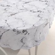 Biante Dekoračný oválny obrus PM-064 Sivý mramor 100x140 cm