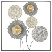 Nástenná kovová dekorácia Mauro Ferretti Squity, 50 × 50 cm