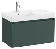 Roca Ona kúpeľňová skrinka s umývadlom 80x50,5x46 cm zelená mat ONA801ZZML