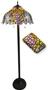 Stojacie vitrážové svietidlo chain MEADOW