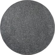 Vopi, Kusový koberec Messina antra kruh, 57x57 (priemer) kruh, šedá, obývacia izba