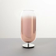 Artemide Gople stolná lampa, meď, fúkané sklo, E27, design Big, 485 mm