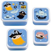 A Little Lovely Company - súprava štyroch desiatových škatuliek - piráti