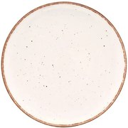 Altom Porcelánový plytký tanier Reactive Ivory, 26,5 cm