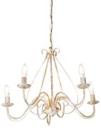 Inteligentný luster biely 5-žiarovkový vrátane Wifi B35 - Giuseppe