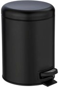 Wenko Pedálový odpadkový kôš Leman 5 l, čierna, 5 l