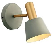 Zambelis 20219 - Nástenné bodové svietidlo 1xE14/25W/230V šedá