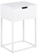 Nočný stolík CARLY biela