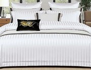 Obliečky SATÉN Biely 3-dielna súprava