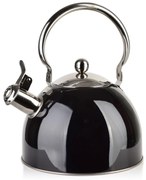 Kovová čajová kanvica Liam Black 2,5l