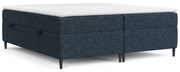 Tmavomodrá boxspring posteľ s úložným priestorom 160x200 cm Araya – Maison de Rêve