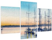 Obraz - Lodičky, aquarel (90x60 cm)