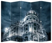 Paraván - Architektúra v tme (210x170 cm)