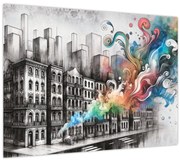 Obraz - Priemyselný život (70x50 cm)