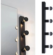 Paulmann 80099 - 4xE14/40W IP44 Kúpeľňové osvetlenie zrkadla REGULA 230V čierna