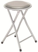 Skladacia taburetka Alto Silver sivá