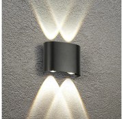 Brilagi - LED vonkajšie nástenné svietidlo FLAREBOX LED/4W/230V čierne IP65