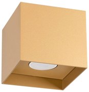 Sollux SL.1279 - Bodové svietidlo HATI 1xGU10/10W/230V zlatá