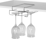 Zeller Present Držiak na poháre na víno, 4 poháre, závesný pod policu - bez montáže, ZELLER