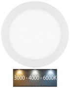 Ecolite LED-WSL-CCT/25W/BI - LED Podhľadové svietidlo LADA LED/25W/230V IP44 biela EC0432
