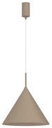 Závesný luster CAPITAL na lanku, 1×GX53/15W/230V, priemer 32 cm, farba taupe