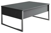 Konferenčný stolík Luxe Anthracite and Silverstolík