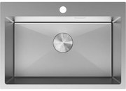 Mexen Solix, 1-komorový nerezový drez 650 x 450 mm, brúsená oceľ, 6403651000-01