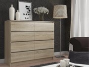 Komoda Rollo X 140 cm dub sonoma