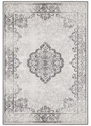 Kusový koberec Twin Supreme 103868 Black / Cream – na von aj na doma, 120x170, čiernobiela, chodba / predsieň, Hanse Home