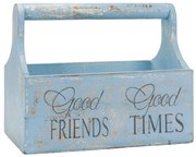 Garthen 73075 Dekoratívny kvetinový box - 30 x 17 x 25 cm, modrý