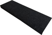 Vopi Nášľapy na schody Quick step antracit obdĺžnik, samolepiaci - 24x65 obdĺžnik (rozmer vrátane ohybu)