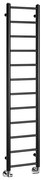 Sapho - Kúpeľňový radiátor DINA 278W 30x138 cm matná čierna