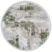 Koberec EXCLUSIVE 167 krémový / zelený kruh