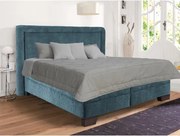 Posteľ Palas 180x200 cm, morská modrá látka%