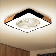 Brilagi-LED stmievateľné svietidlo s ventilátorom LED/30W/230V 3000-6500K čierna