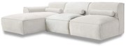 Biela rohová pohovka (ľavý roh) Flex Felix – Miuform