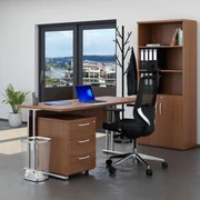 Zostava kancelárskeho nábytku Visio 2, 160 cm, orech