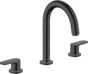 Hansgrohe Vernis Blend, umývadlová batéria 150 s výpustom, 3-otvorová inštalácia, čierna matná, HAN-71553670