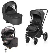 Set kočík Move Cross 3 + hlboká korba Move XL 3 + autosedačka+isofixová základňa