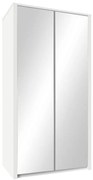 Skriňa Maxim 2SD zrkadlo biely