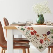 GOBELÍNOVÝ OBRUS NAT 100X100 CM VZOROVANÝ