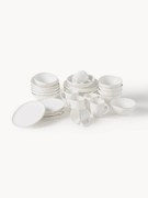 Porcelánová súprava riadu's embosovaným vzorom Sali, 6 osôb, 30 ks