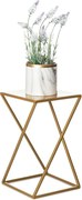 STOJAN NA KVETINÁČ LOFT4 40X24X24 CM ZLATÁ